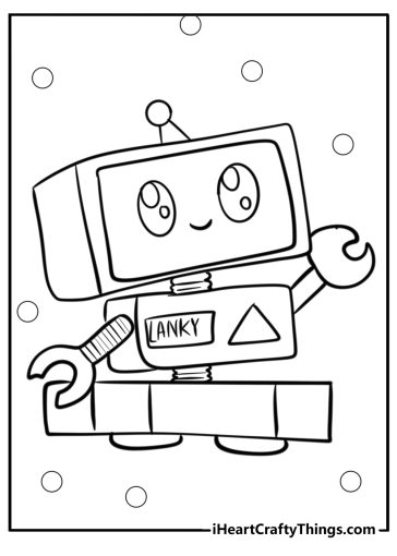 Lankybox coloring pages