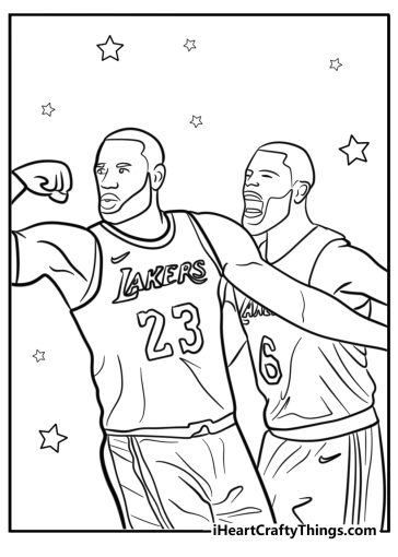 Lebron James coloring pages