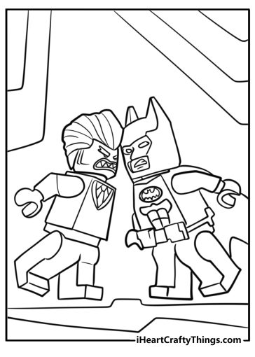 Lego batman coloring pages