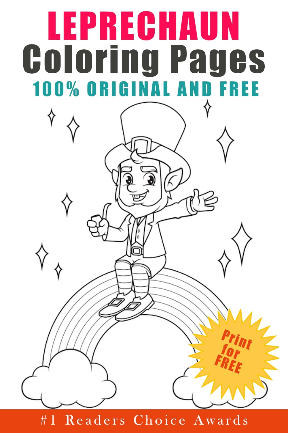 Leprechaun coloring pages