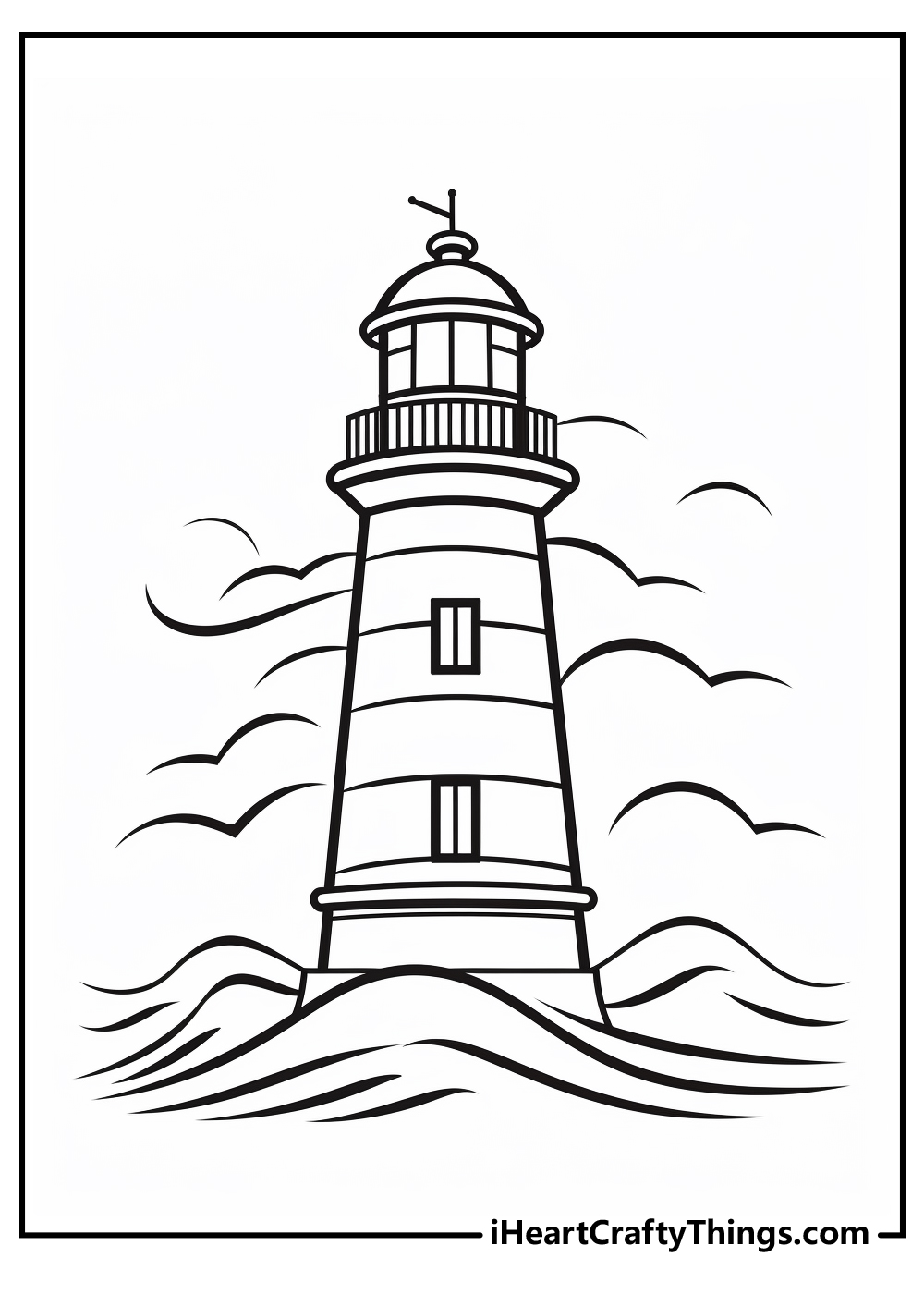 Lighthouse coloring pages
