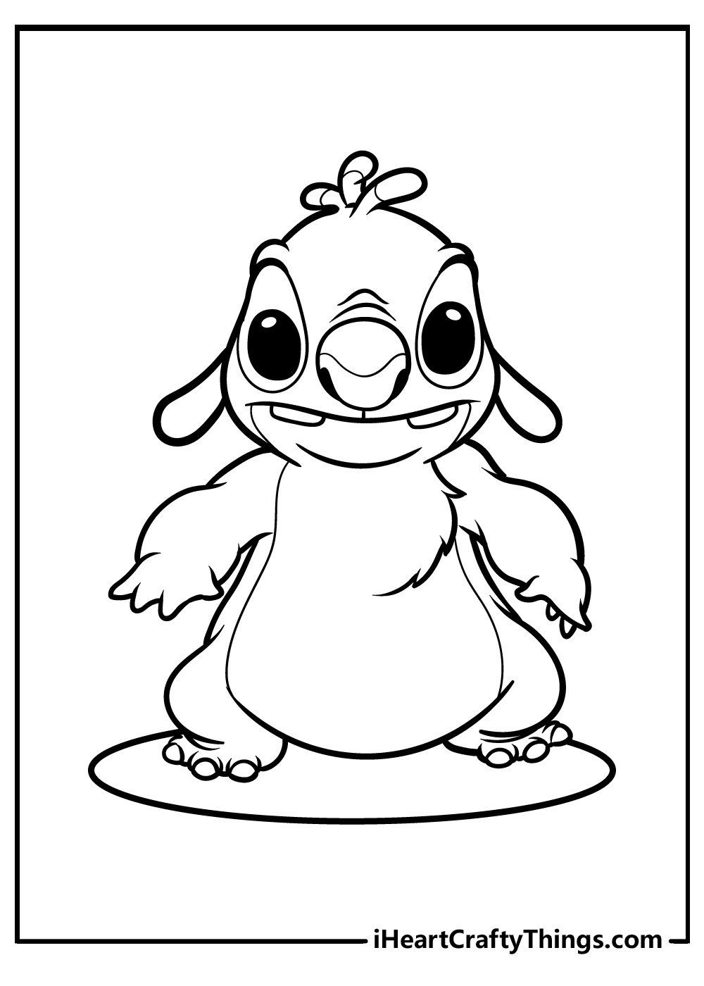 stitch colouring pages free printable