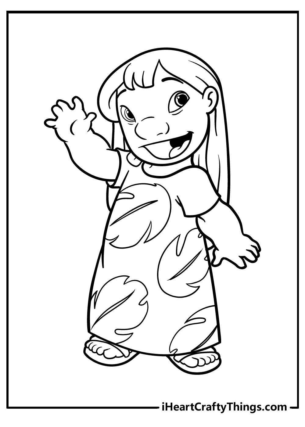 lilo stitch colouring pages free download