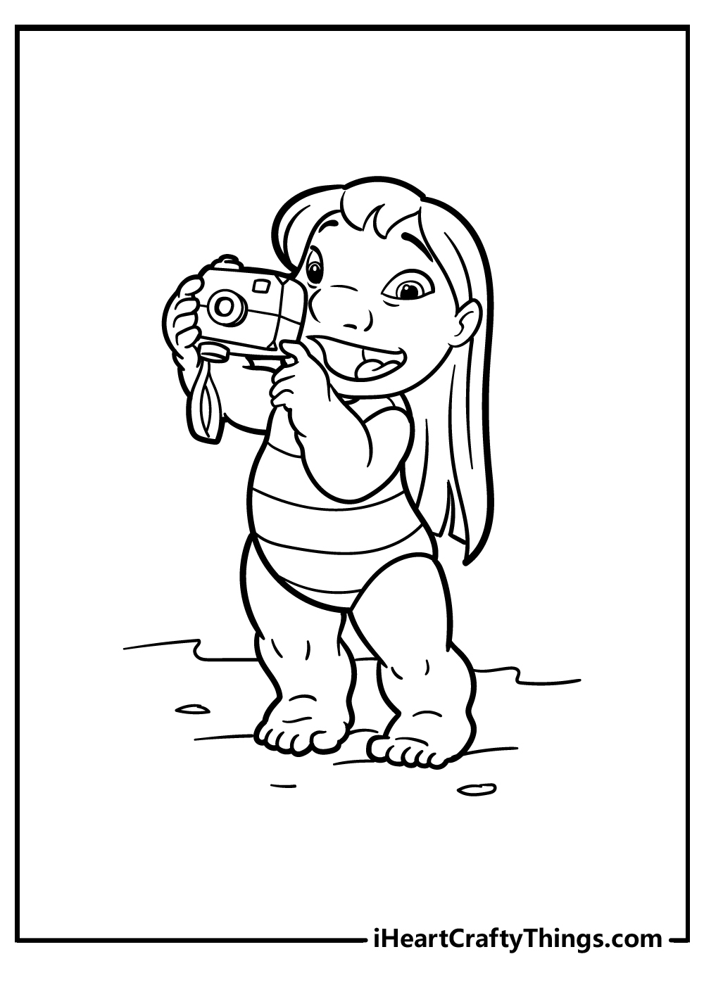 lilo&stitch colouring pages free download