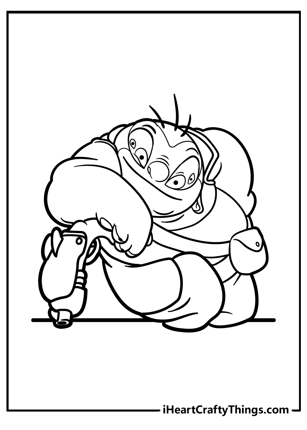 stitch colouring pages free printable