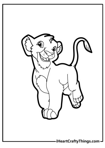 Lion coloring pages
