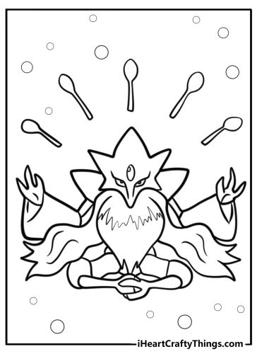 Mega pokemon coloring pages