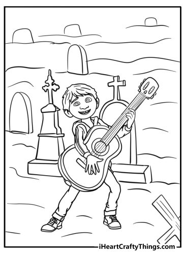 Coco coloring pages