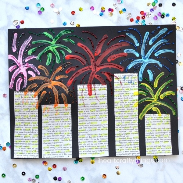 new years eve fireworks craft