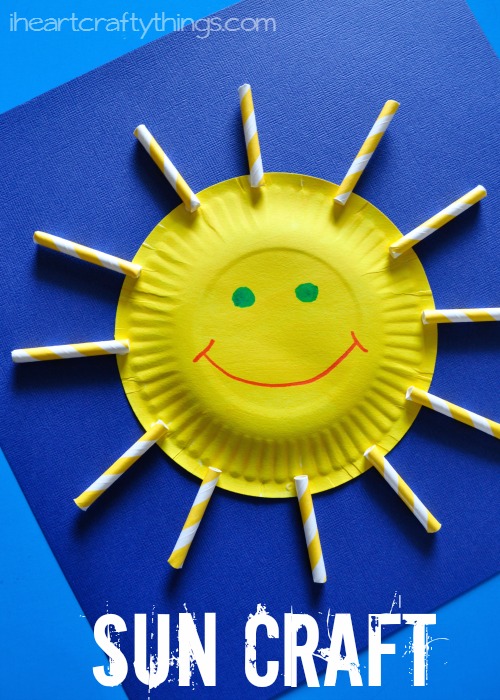 Paper Plate Sun Craft 3
