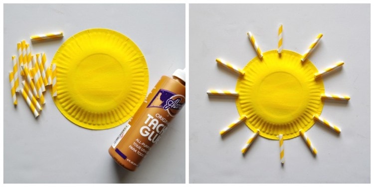 Paper Plate Sun Craft 4