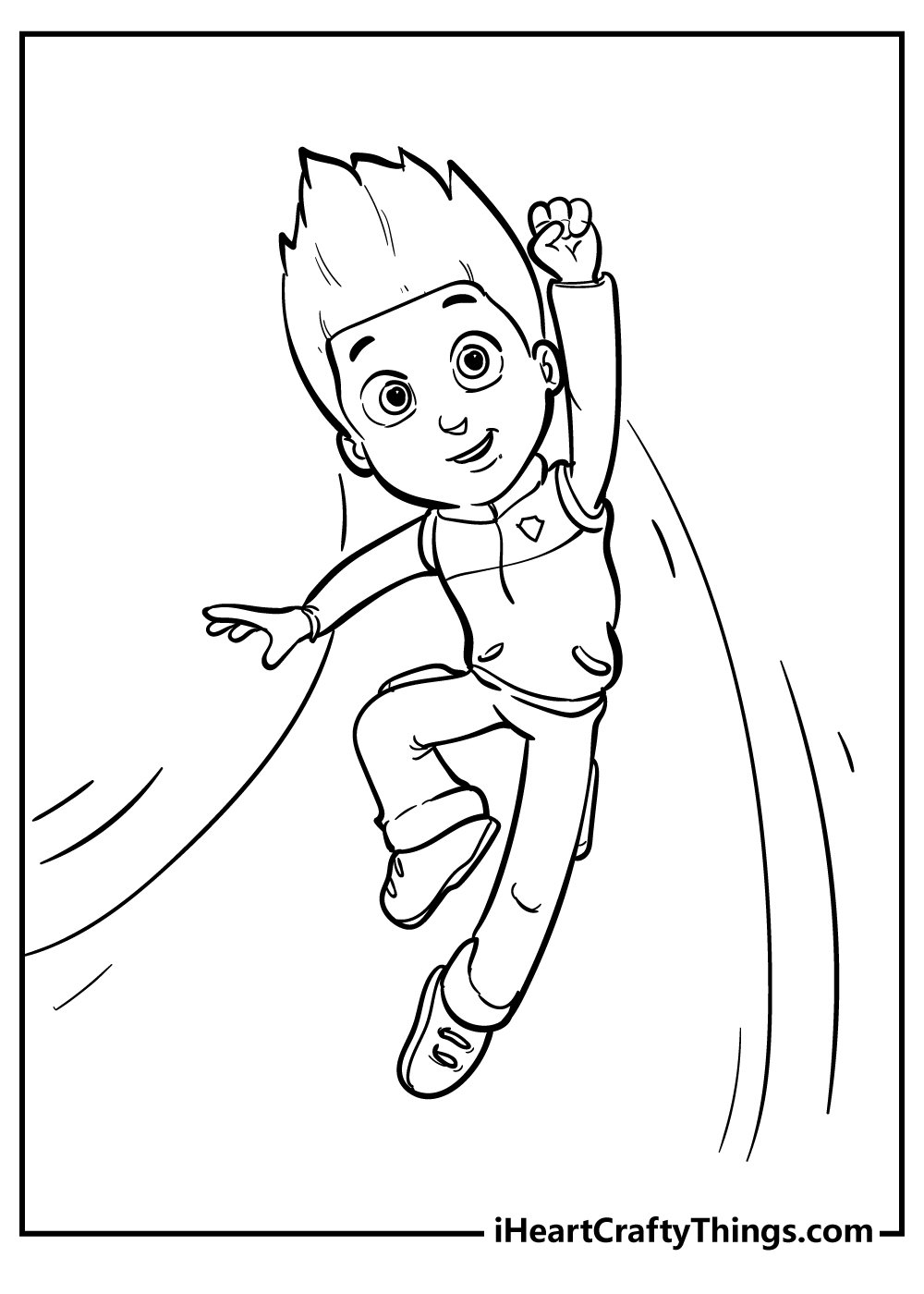 paw patrol coloring page