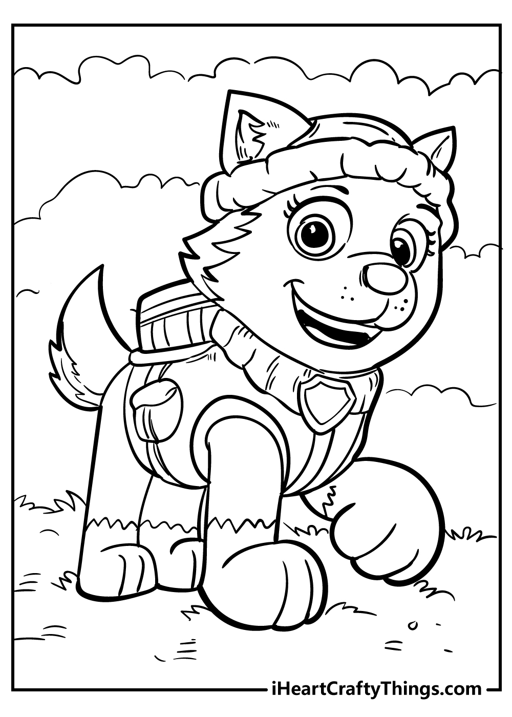 hard paw patrol coloring pages for adults