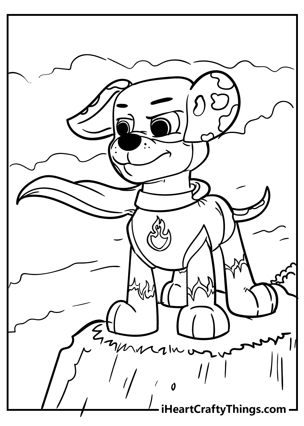 free paw patrol coloring pages for preschoolers