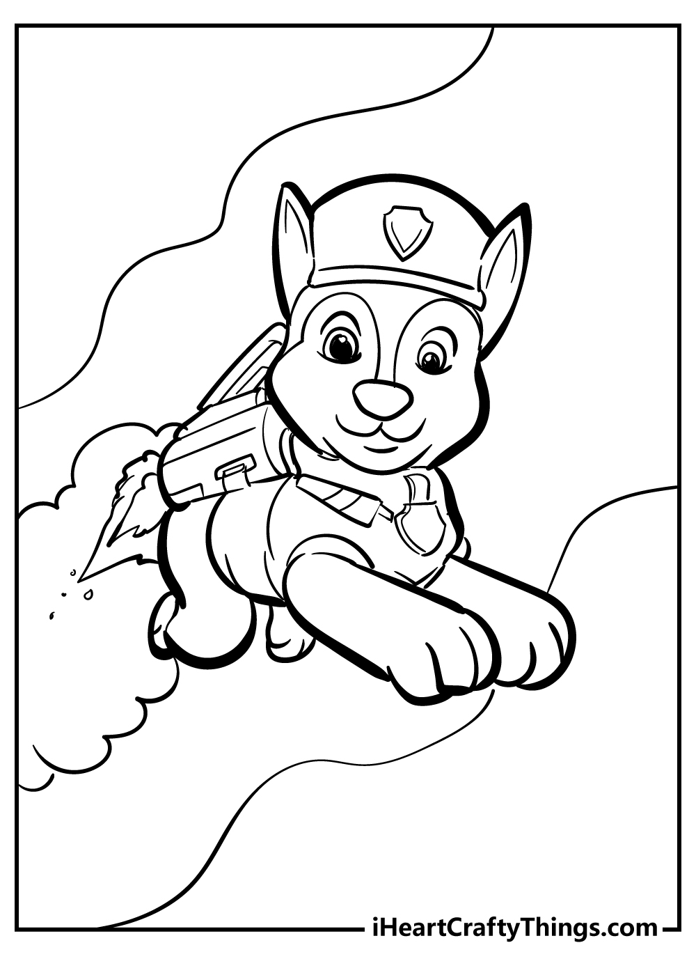 paw patrol coloring printable