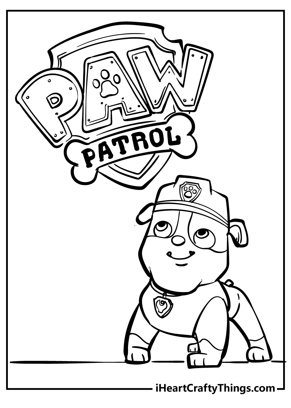 paw patrol coloring pages free printable