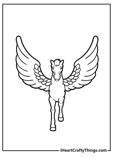 Pegasus Coloring Pages free printable