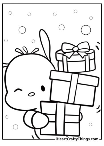 Pochacco coloring pages