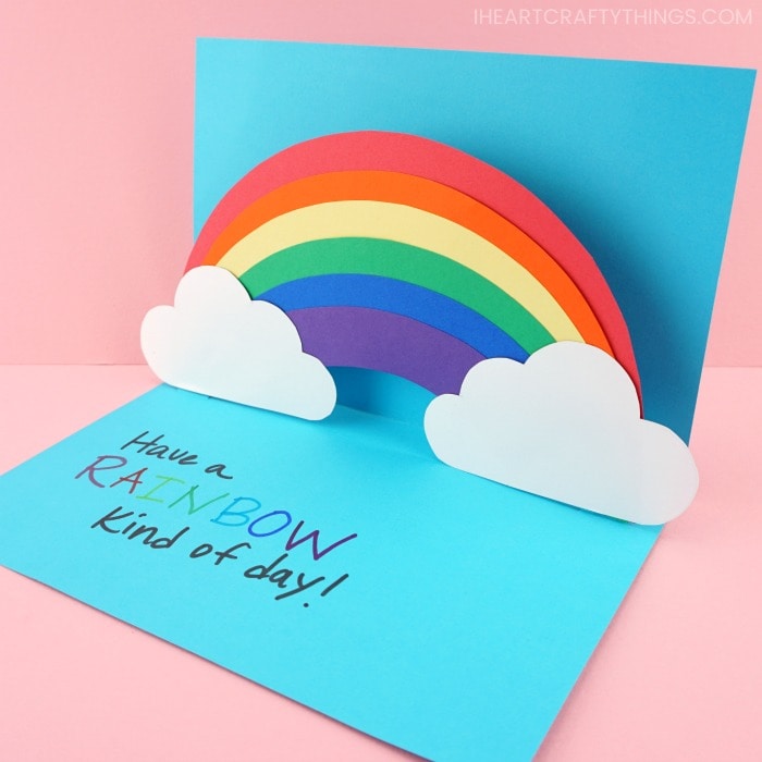 pop up rainbow card 5