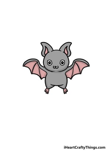 How to Draw A Cute Bat image