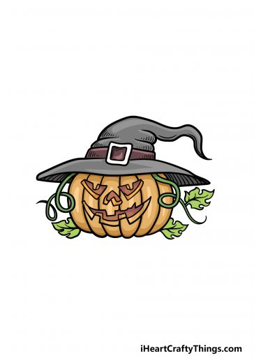 how to draw Halloween image