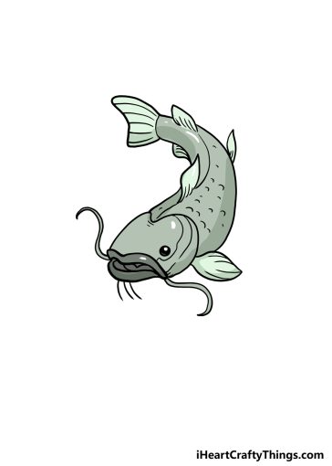 How to Draw A Catfish image