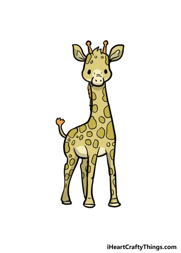 How to Draw A Cute Giraffe image