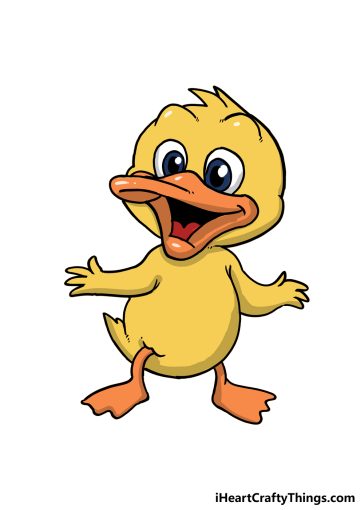 How to Draw A Cartoon Duck image