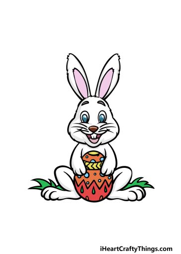 how to draw The Easter Bunny image
