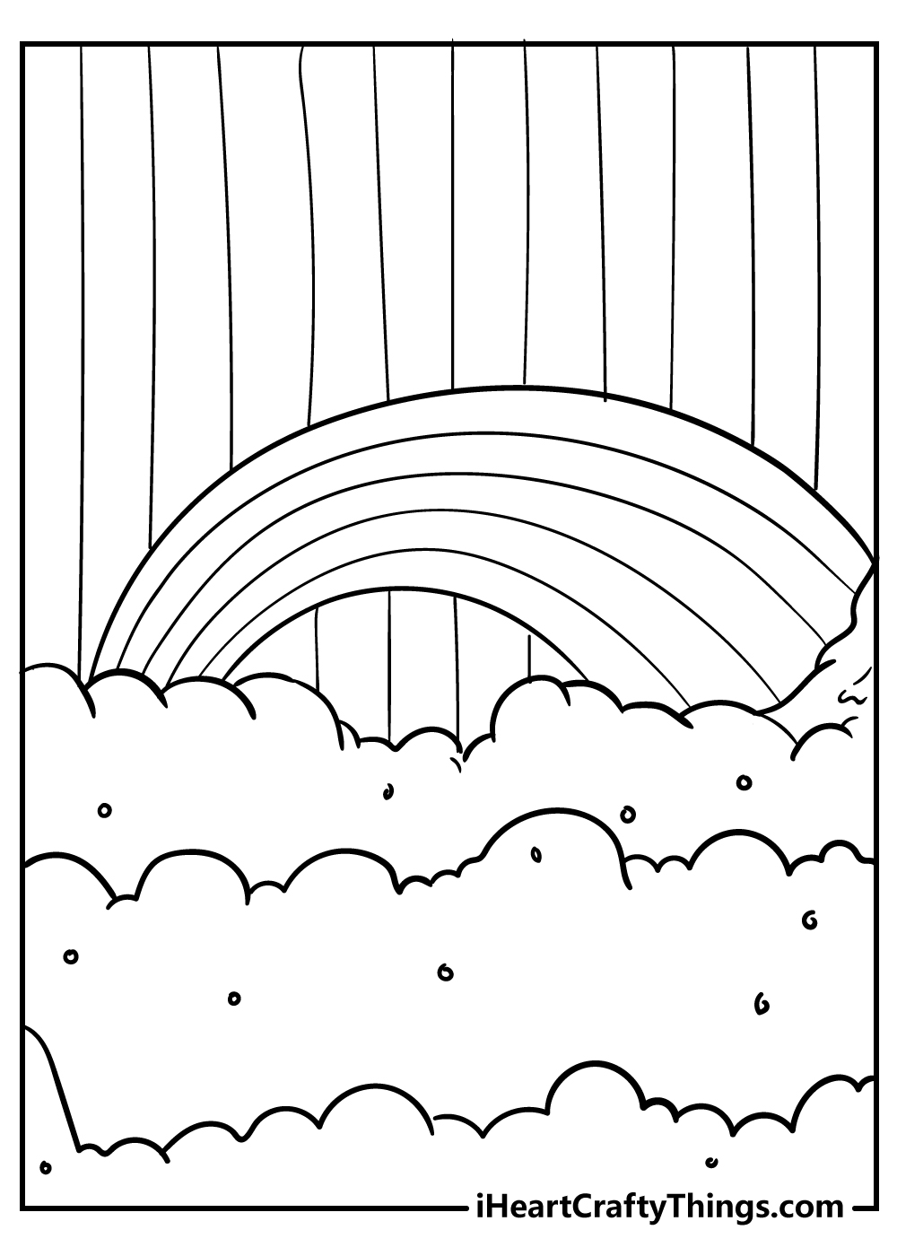 rainbow coloring book for kids free printable