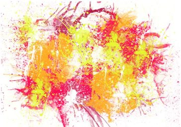 red and yellow background