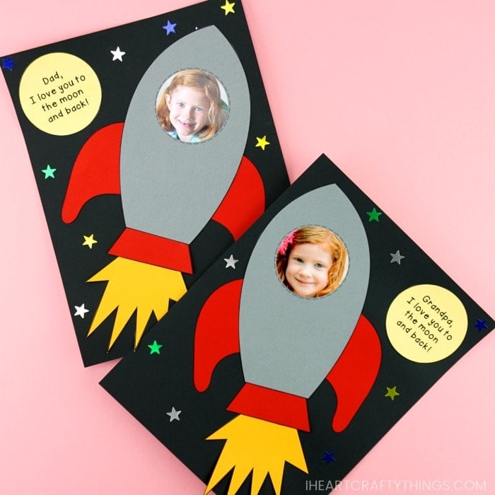 rocket ship fathers day craft 2
