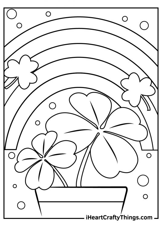 Shamrock Coloring Pages