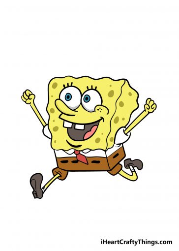 how to draw spongebob image