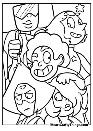 Steven Universe coloring pages