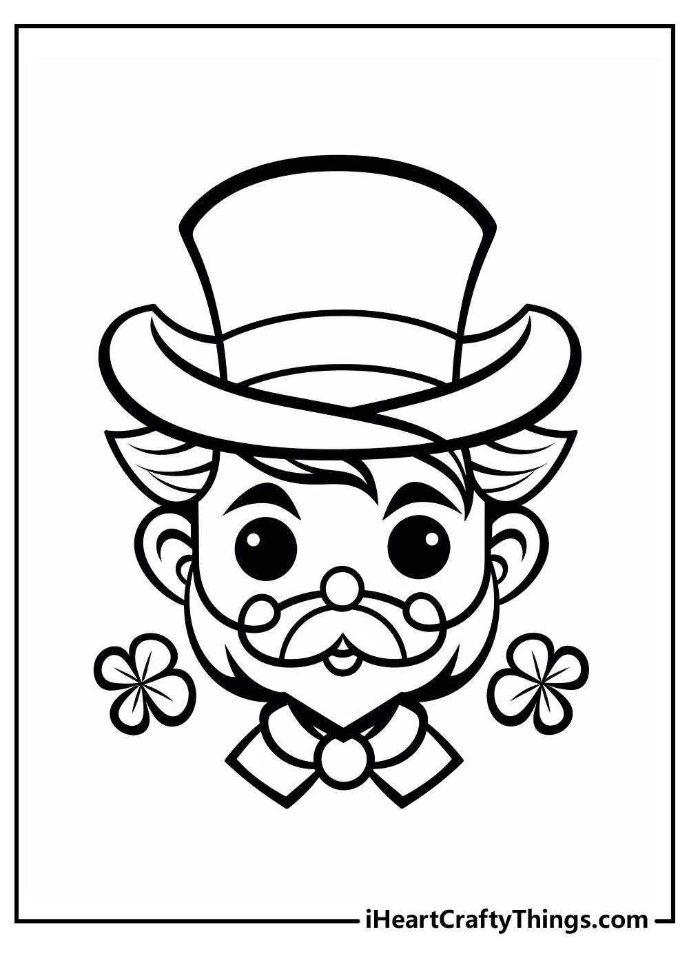 original st patricks day coloring printable