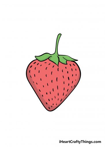 how to draw strawberry image