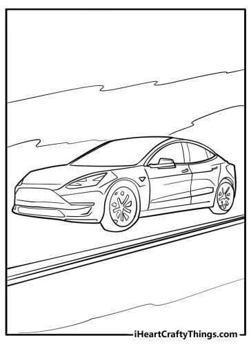 Tesla coloring pages