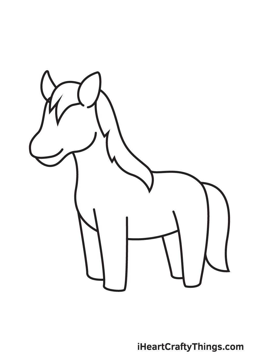 unicorn drawing step 7