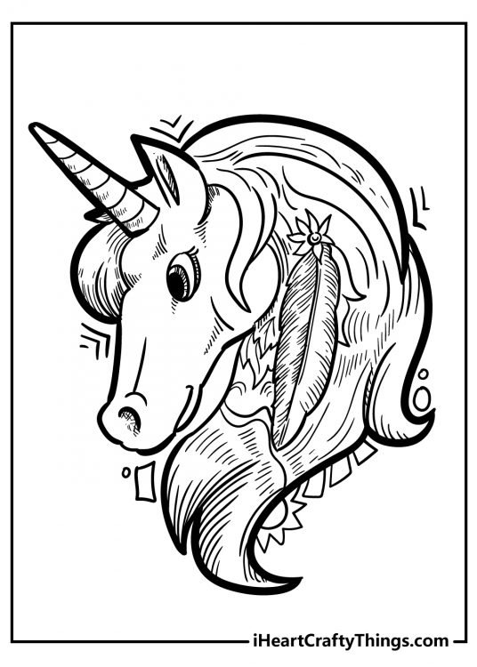 83 Unicorn Coloring Pages