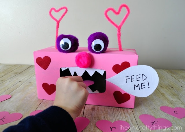 valentine monster alphabet game 4